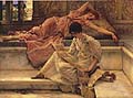 Sir Lawrence Alma Tadema : The Favourite Poet : $365