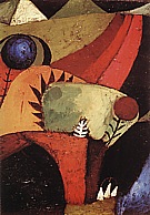 Paul Klee : Three White Bellflowers  1920 : $345