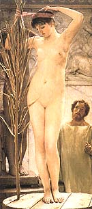 Lawrence Alma-Tadema : A Sculpture's Model 1877 : $455