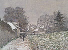 Claude Monet : Snow at Argenteuil 1874 : $389