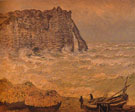 Claude Monet : Etretat Rough Sea 1883 : $369