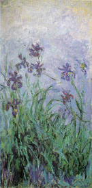 Claude Monet : Irises c1915 : $389