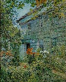 Childe Hassam : Old House and Garden East Hampton 1898 : $389