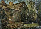 Childe Hassam : Little Old Cottage Egypt Lane East Hampton 1917 : $369