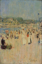 Childe Hassam : Beach at Newport 1891 : $389
