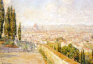 Childe Hassam : View of Florence from San Miniato : $389